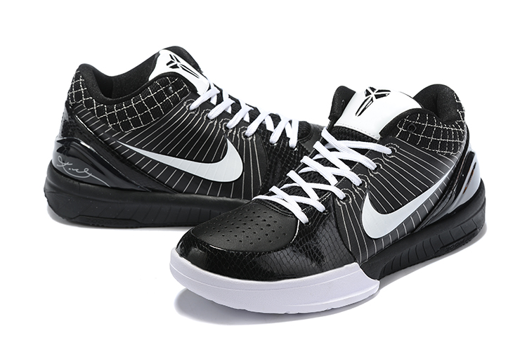 2020 Nike Kobe Bryant 4 Black White - Click Image to Close